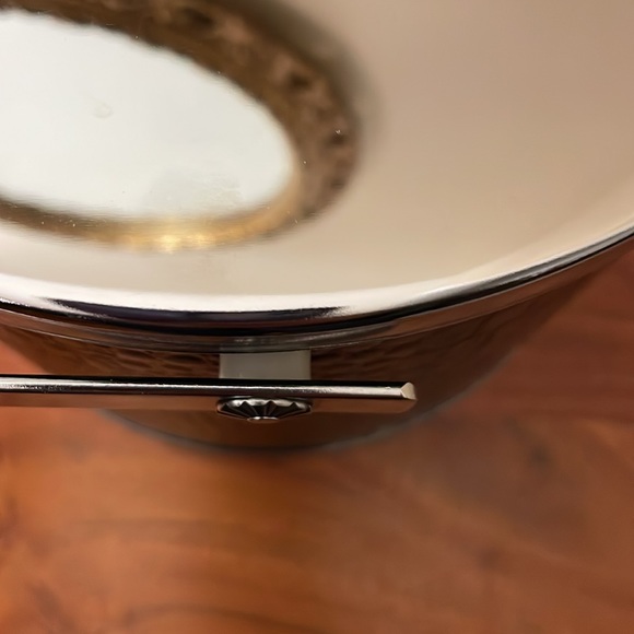 Atapco MCM 1960s 1970s croc embossed teal handle ice bucket barrage - Picture 11 of 16